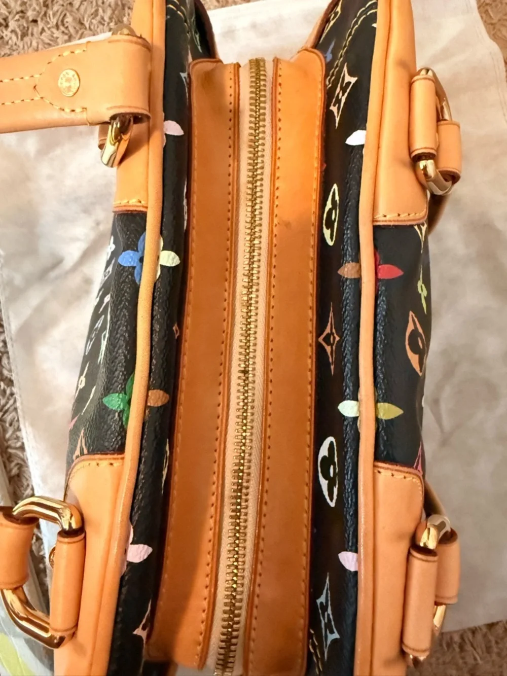 Limited Edition Louis Vuitton Claudia in Noir Monogram Multicolor AS2140
